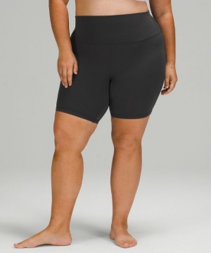 Short Lululemon lululemon Align™ High-Rise Short 8" Mujer Grises Oscuro | 96430-ABZQ