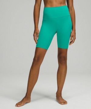 Short Lululemon lululemon Align™ High-Rise Short 8" Mujer Verdes | 92016-OQHL