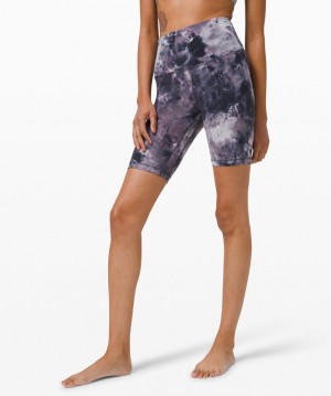 Short Lululemon lululemon Align™ High-Rise Short 8" Mujer Morados Grises Oscuro | 18549-JAGF