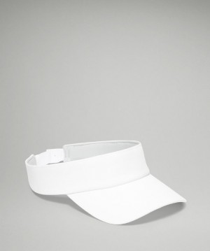 Sombreros Lululemon Adjustable Sweat Visor Accessories Blancos | 36189-FZYA