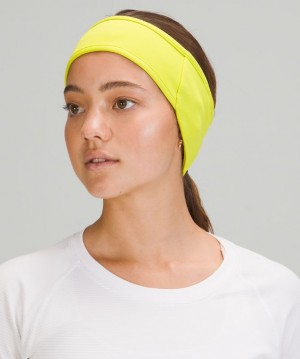 Sombreros Lululemon Run for It All Earwarmer Accessories Amarillos | 59076-JXWN