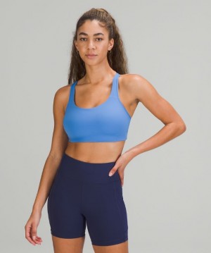 Sports Bras Lululemon All Powered Up Bra Mujer Azules | 71850-GOCJ