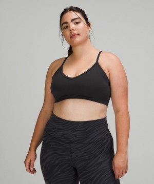 Sports Bras Lululemon Ebb to Street Bra Light Support, C/D Cup Mujer Negros | 34860-WJND