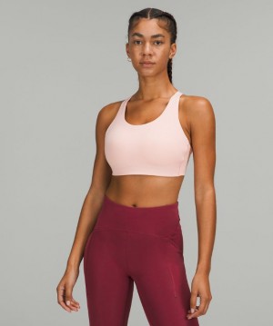 Sports Bras Lululemon Energy Bra High Support Mujer Rosas Blancos | 72309-ICVU