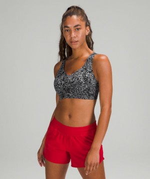 Sports Bras Lululemon Enlite Bra Weave Mujer Grises Negros | 68203-KRCM