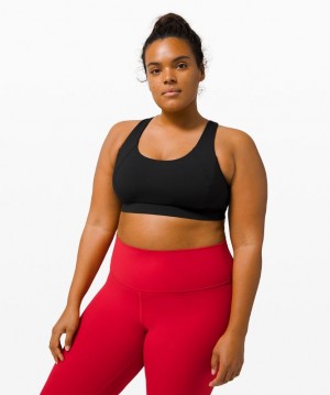 Sports Bras Lululemon Free to Be Elevated Bra Mujer Negros | 64713-JMWH