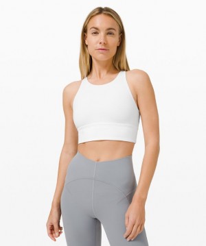 Sports Bras Lululemon Free to Be High-Neck Long-Line Bra - Wild Light Support, A/B Cups Online Only Mujer Blancos | 21057-UITZ