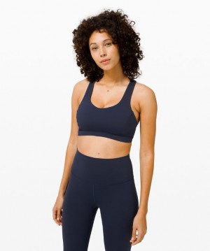 Sports Bras Lululemon Free to Be Serene Bra Light Support, C/D Cup Mujer Azul Marino Rosas Grises Marrom | 27358-UIOW