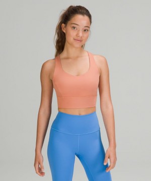 Sports Bras Lululemon Free to Be Serene Bra Longline Online Only Light Support, C/D Cup Mujer Rosas | 30879-RCDM