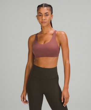 Sports Bras Lululemon In Alignment Straight-Strap Bra C/D Mujer Smoky Topaz | 30597-GHYK