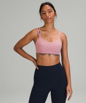 Sports Bras Lululemon Like a Cloud Bra Light Support, B/C Cup Mujer Rosas Grises Marrom | 34621-JHGD