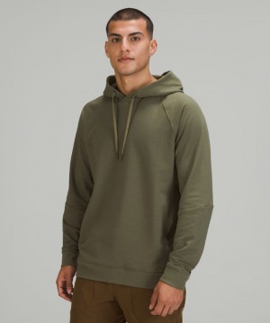 Sudadera con Capucha Lululemon City Sweat Hombre Verde Oliva | 93457-WLKG