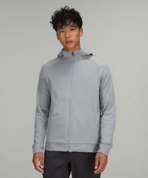 Sudadera con Capucha Lululemon City Sweat Full Zip Hombre Grises | 98274-QXEL