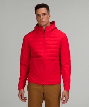 Sudadera con Capucha Lululemon Down for It All Hombre Rojos | 24790-FUBC