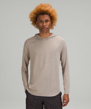 Sudadera con Capucha Lululemon Drysense Hombre Heathered Rover | 29754-IEPZ