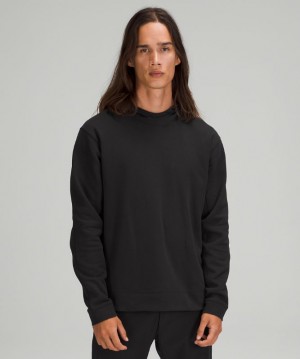 Sudadera con Capucha Lululemon French Terry Oversized Hombre Negros | 07238-OPUS