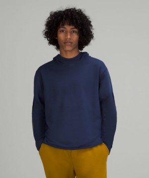 Sudadera con Capucha Lululemon French Terry Oversized Hombre Night Sea | 92783-RXUQ