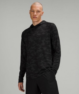 Sudadera con Capucha Lululemon Metal Vent Tech 2.0 Hombre Camuflados Grises Negros | 79825-JGHZ