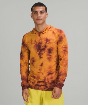 Sudadera con Capucha Lululemon Metal Vent Tech 2.0 Hombre Disconnect Marble Dye Soleil / Mulled Wine | 39501-MYIT