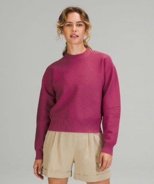 Sudaderas Lululemon AllAround Crewneck Sweater Mujer Rosas | 21489-GQDM