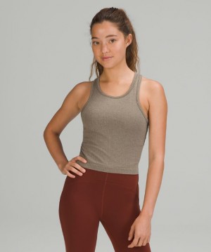 Tank Top Lululemon Ebb to Street RB Crop Tank Mujer Rover | 68754-VMJS