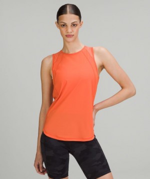 Tank Top Lululemon Sculpt Tank Top Mujer Coral | 25017-LRQY