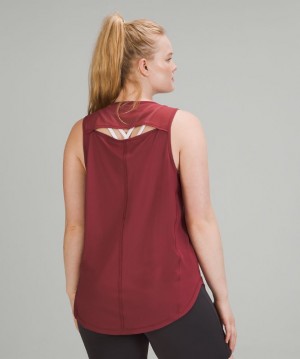 Tank Top Lululemon Sculpt Tank Top Mujer Mulled Wine | 36829-ULAB