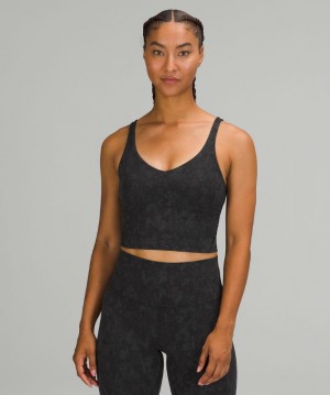 Tank Top Lululemon lululemon Align™ Cropped Tank Top Mujer Camuflados Negros Multicolor | 31476-KGJY