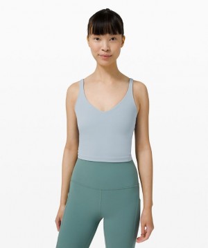 Tank Top Lululemon lululemon Align™ Cropped Tank Top Mujer Chambray | 78912-MEGB