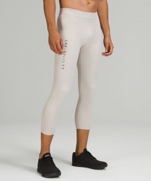 Tights Lululemon License to Train Tight 21" Hombre Grises | 02716-IMWA