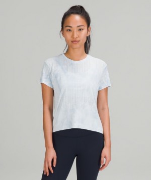 Tops Lululemon Train to Be SS Mujer Azules Azul Marino | 06824-XYIQ