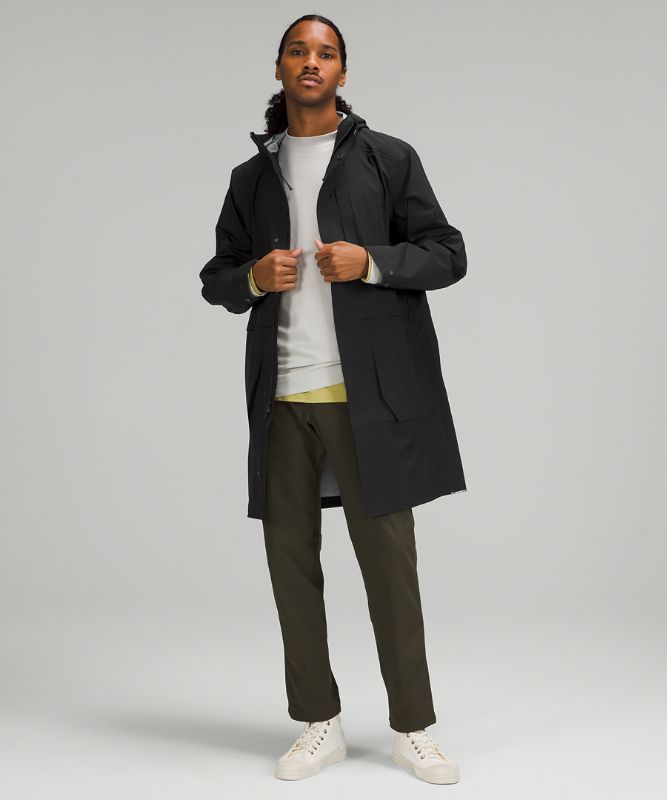 Abrigos Lululemon Storm Field Trench Coat Online Only Hombre Negros | 29014-VMRP