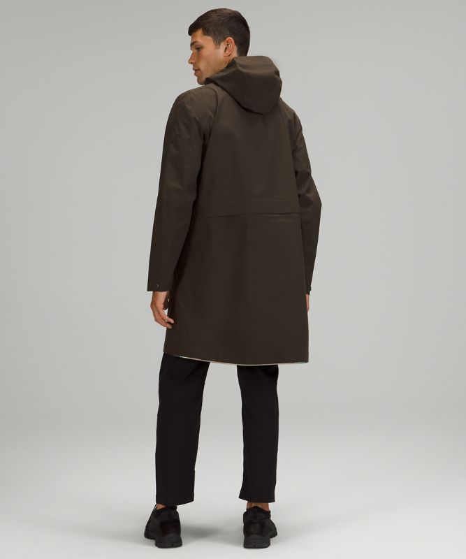 Abrigos Lululemon Storm Field Trench Coat Online Only Hombre Verde Oliva Oscuro | 56219-JNFP