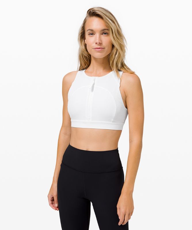 Bañadores Lululemon Train to Beach Top Online Only Mujer Blancos | 69042-ZWKP