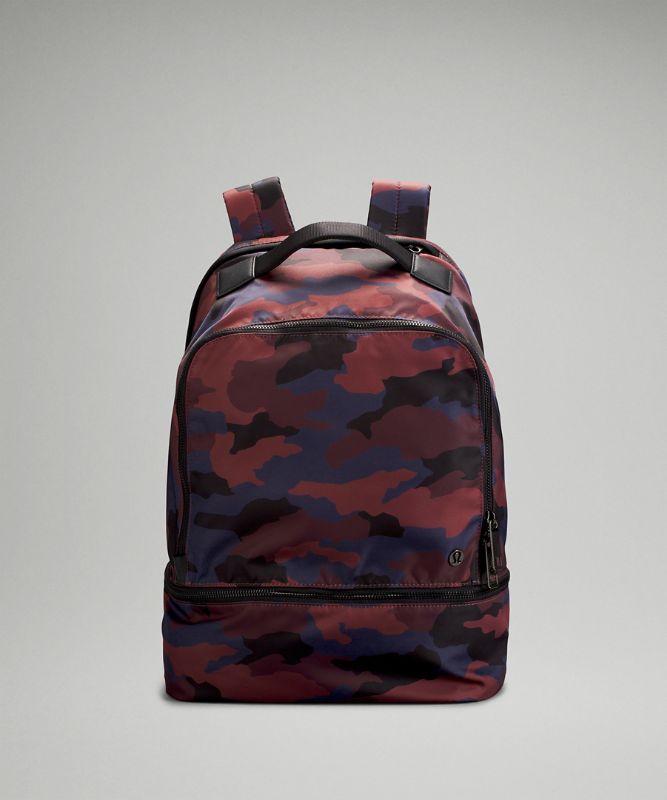 Bolsas Lululemon City Adventurer Backpack 17L Accessories Camuflados Rojos Multicolor | 62987-LSOB