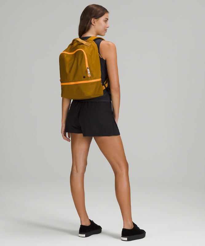 Bolsas Lululemon City Adventurer Backpack 17L Accessories Dorados Marrom | 53172-IJSF