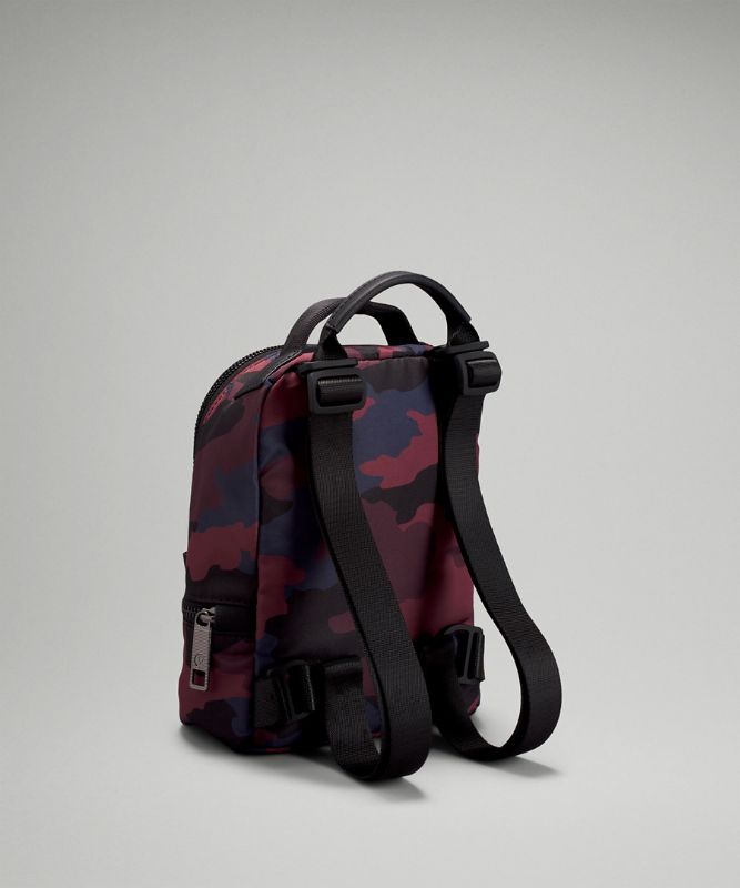 Bolsas Lululemon City Adventurer Backpack Micro Accessories Camuflados Rojos Multicolor | 71026-HCMW