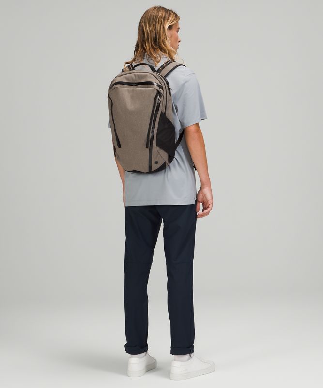 Bolsas Lululemon Core Backpack 2.0 20L Accessories Heathered Rover | 46378-ZUBC