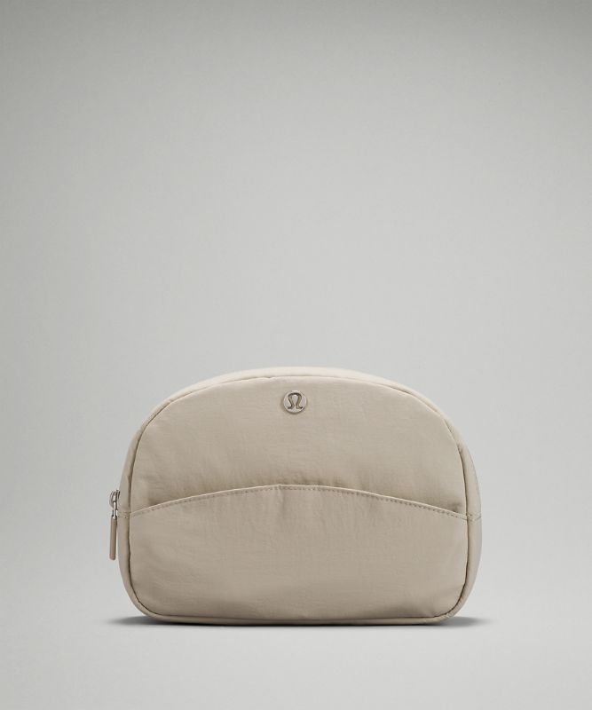 Bolsas Lululemon Double-Zip Pouch Accessories Beige | 12734-EDLQ