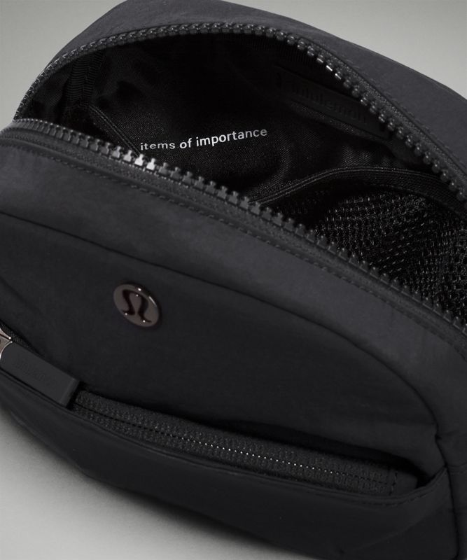 Bolsas Lululemon Double-Zip Pouch Accessories Negros | 62514-EVMC