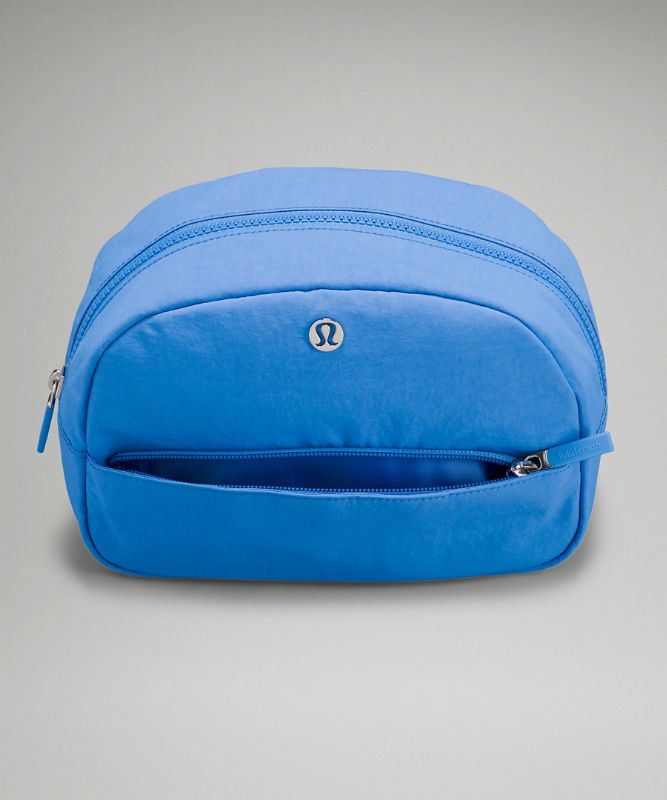 Bolsas Lululemon Double-Zip Pouch Accessories Azules | 54672-JVIW