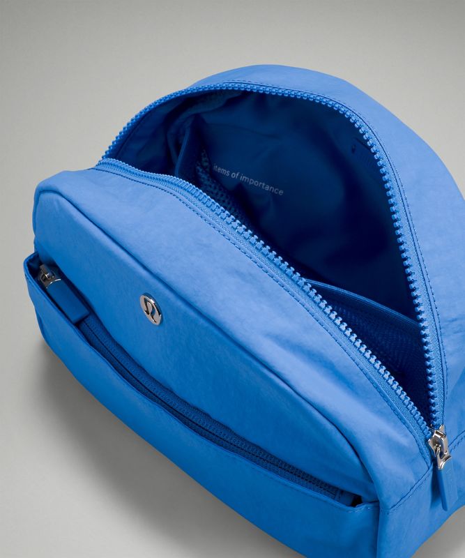 Bolsas Lululemon Double-Zip Pouch Accessories Azules | 54672-JVIW