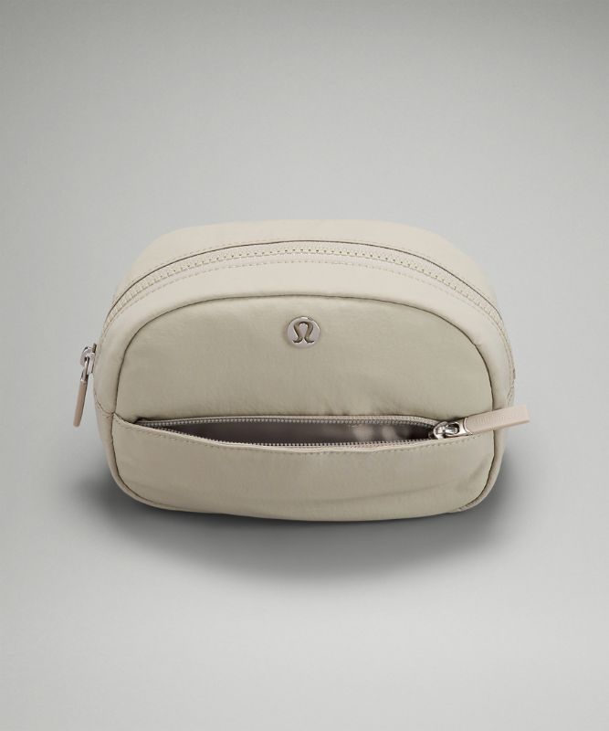 Bolsas Lululemon Double-Zip Pouch Mini Accessories Beige | 36092-HSZL