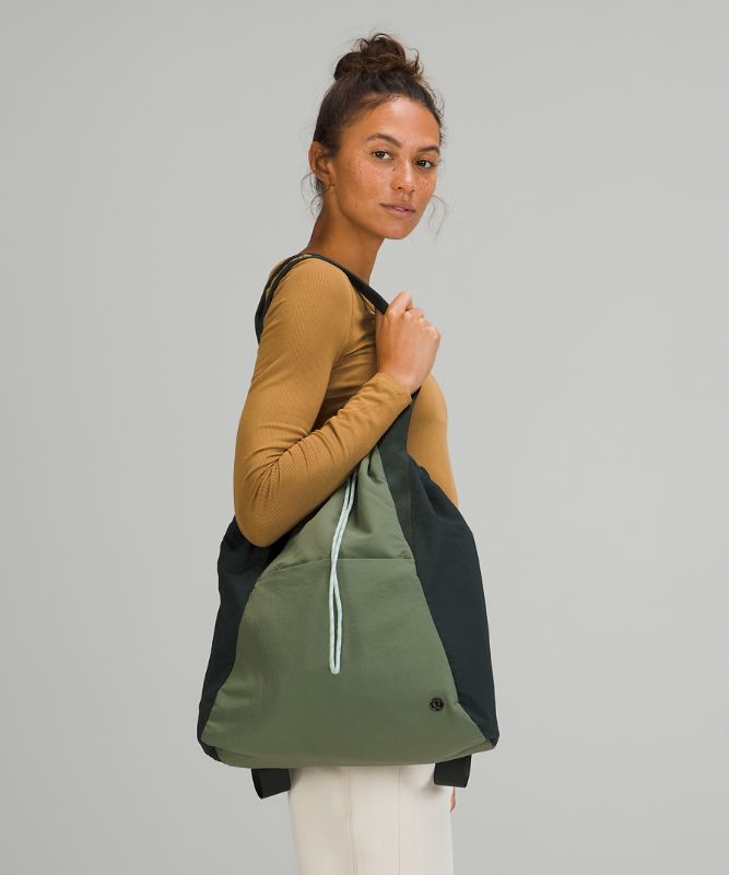 Bolsas Lululemon Dual Function Backpack To Tote Accessories Verdes Verdes | 97408-JNUD