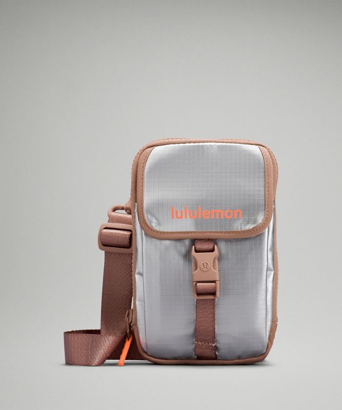 Bolsas Lululemon Zip-Top Crossbody Accessories Marrom Plateados | 02786-GSVR