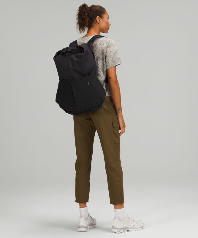 Bolsas Lululemon lululemon lab Expandable Large Backpack 34L Accessories Negros | 96504-LCPQ