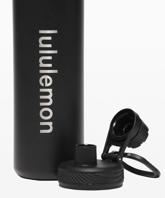 Botellas de Agua Lululemon Back to Life Sport Bottle 24oz Accessories Negros | 31426-OLZI