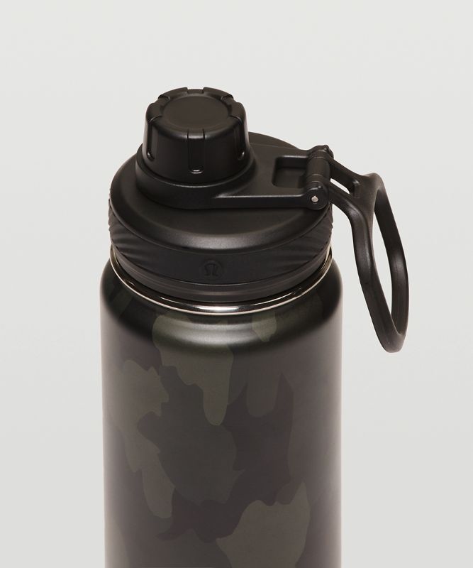 Botellas de Agua Lululemon Back to Life Sport Bottle 24oz Accessories Camuflados Verde Oliva Oscuro Multicolor Negros | 72498-MANJ