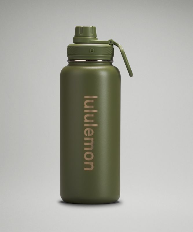 Botellas de Agua Lululemon Back to Life Sport Bottle 32oz Accessories Verdes | 21479-LYZD