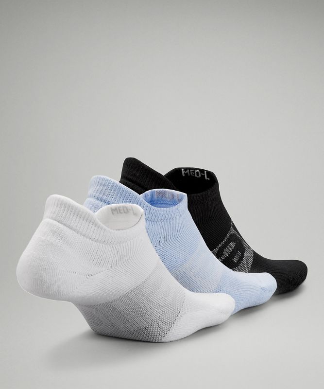 Calcetines Lululemon Daily Stride Low-Ankle Sock 3 Pack Mujer Blancos Azules Beige Negros | 21078-MQZU